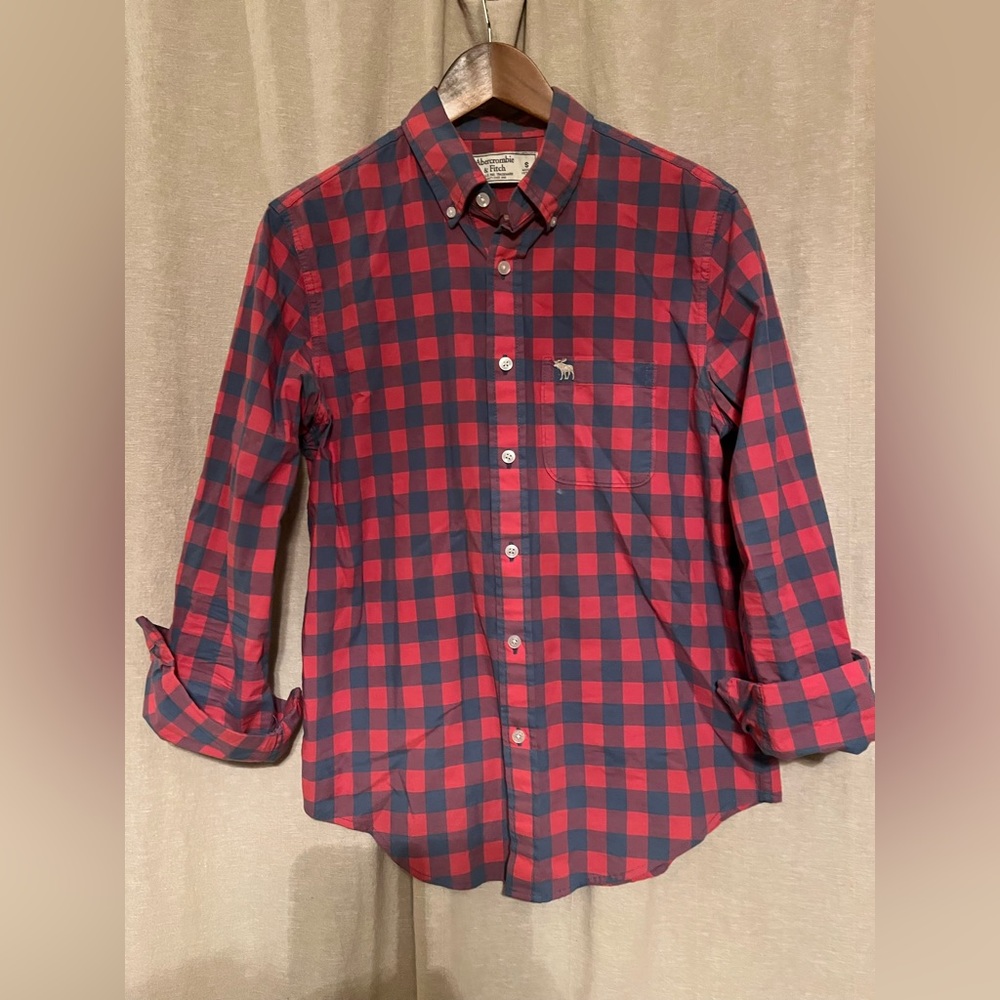 Abercrombie & Fitch mens button down shirt size Small
